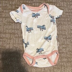 Charming Airplane Print Kids Bodysuit